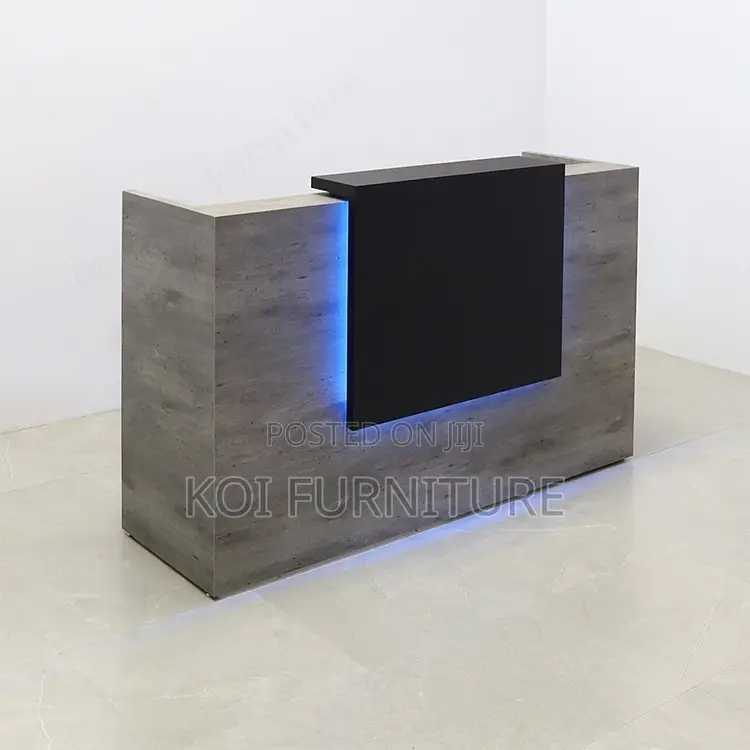 Reception Desk; 1600mm White Warm Welcoming Reception Desk Table