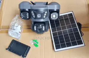 Triple Lens 4g V380pro PTZ Solar Camera