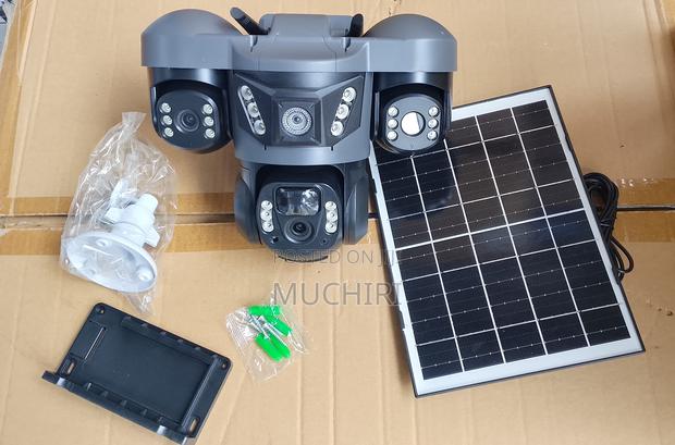 Triple Lens 4g V380pro PTZ Solar Camera - thumbnail 2