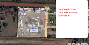 3.5 Acres Yard With Premiter Wall for Lease Near Thika Superhighway
