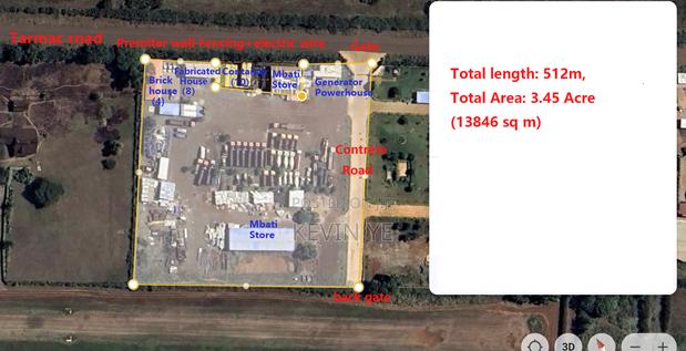 3.5 Acres Yard With Premiter Wall for Lease Near Thika Superhighway