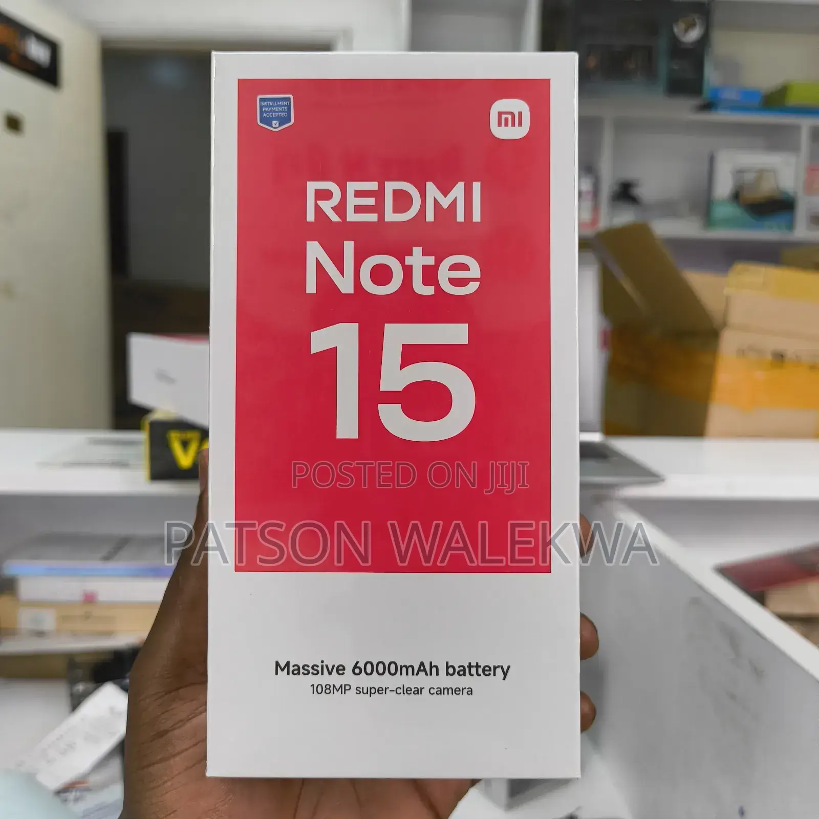 New Xiaomi Redmi Note 15 128 GB Black