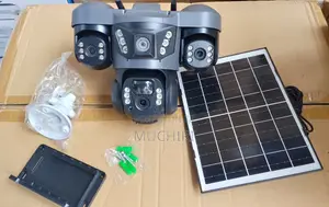 V380 Pro Triple Lens 4g Solar Smart Camera