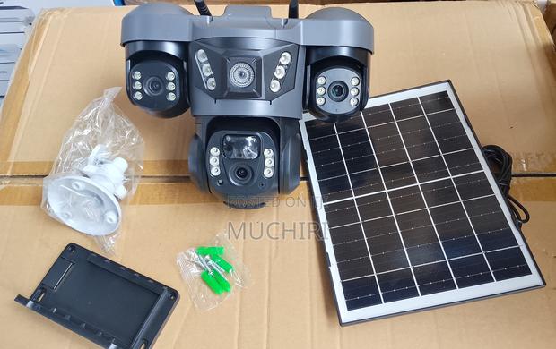 V380 Pro Triple Lens 4g Solar Smart Camera - thumbnail 2