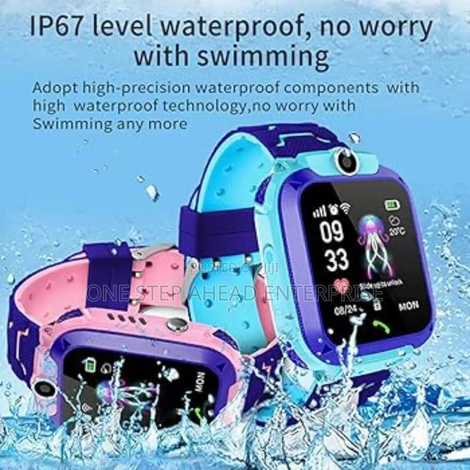 Kids Smart Watch Waterproof With Sim Card Slot