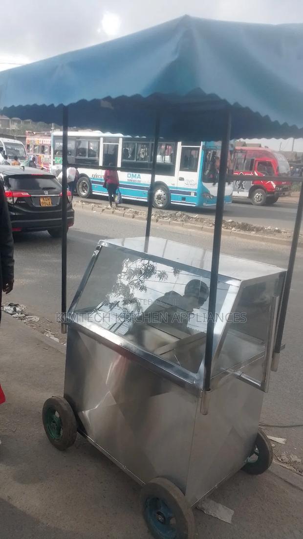 Stainless Steel Snacks Trolley