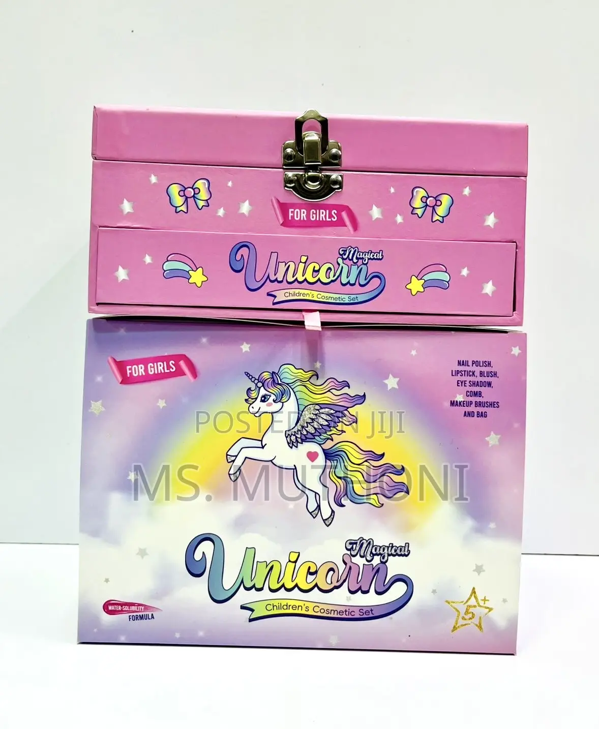 Girls Unicorn Themed Non Toxic Glam Kit