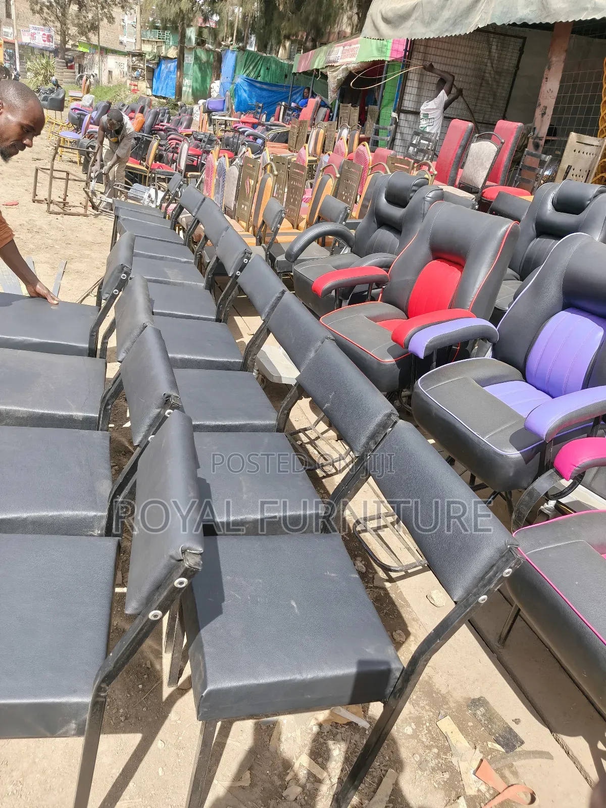 Armless Office Chairs