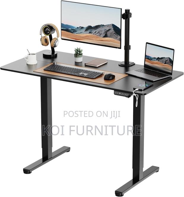Office Desk; 1.4m Modular Advanced Crafted Adjustable Electric Desk - thumbnail 3