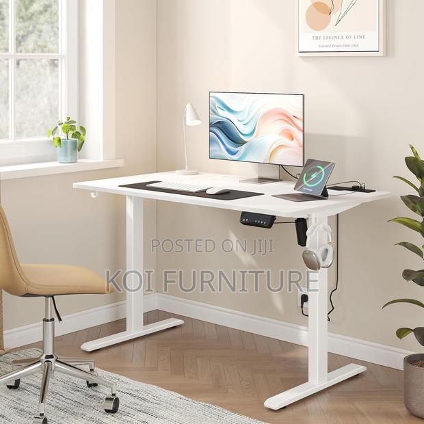 Office Desk; 1.4m Modular Advanced Crafted Adjustable Electric Desk - thumbnail 6