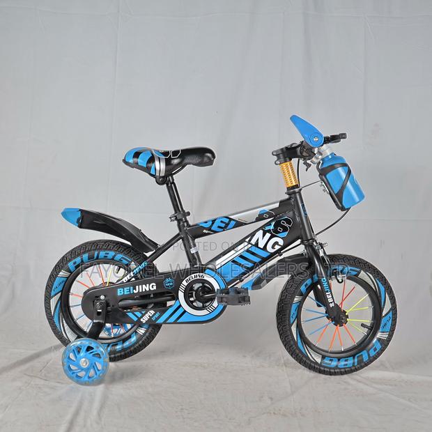Junior Rider Size 12 Bicycle – Blue Black - main view