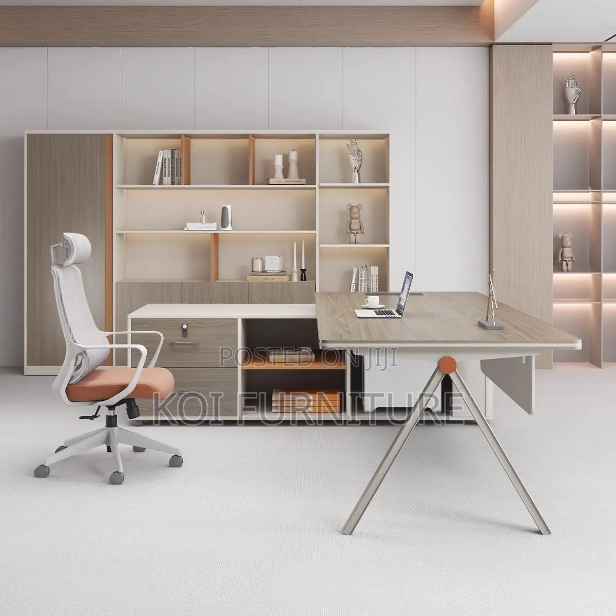 Office Desk; 1.6m Executive Spacious Advanced Efficient Desk