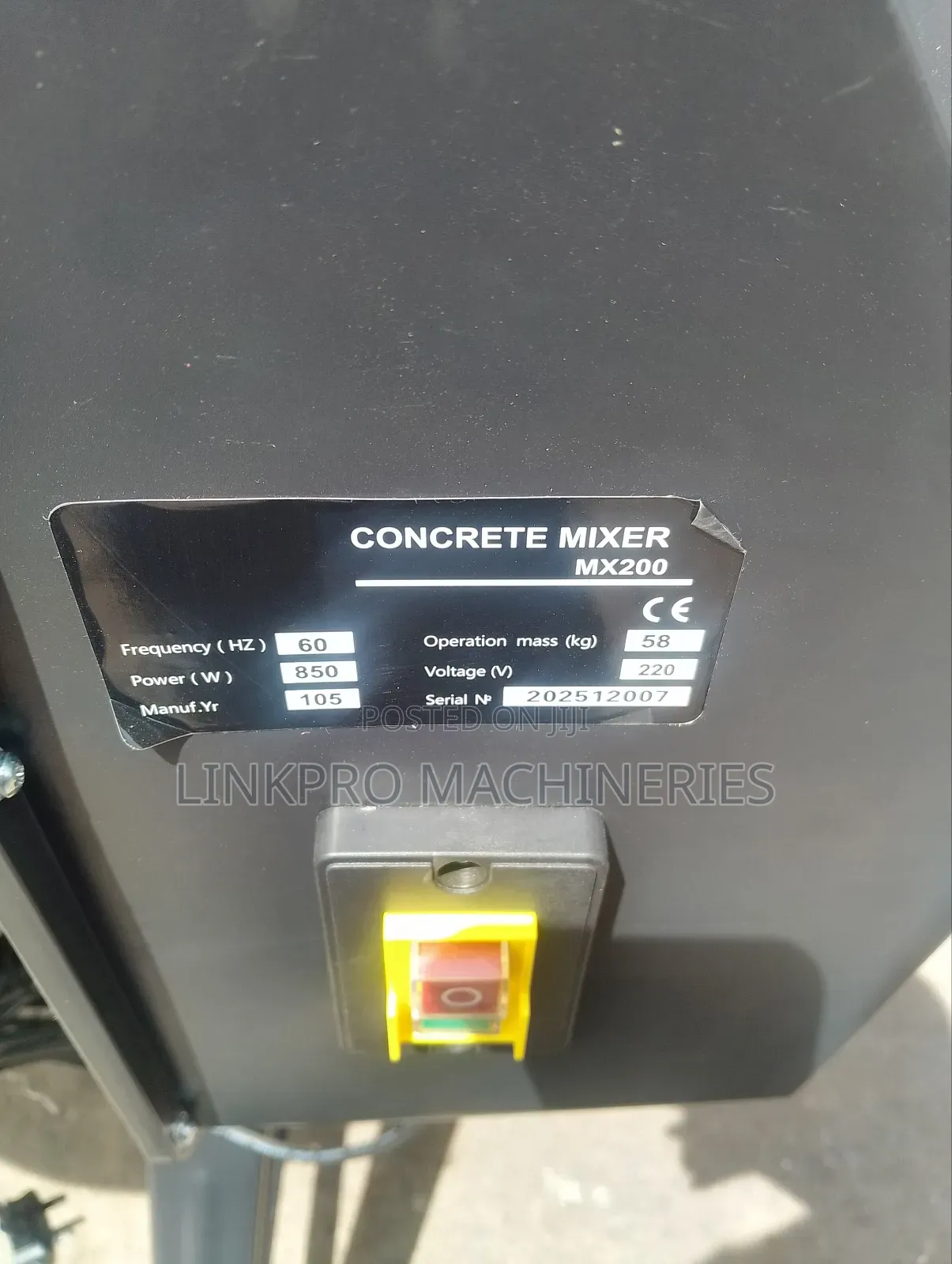 Pacwell Electric Concrete Mixer