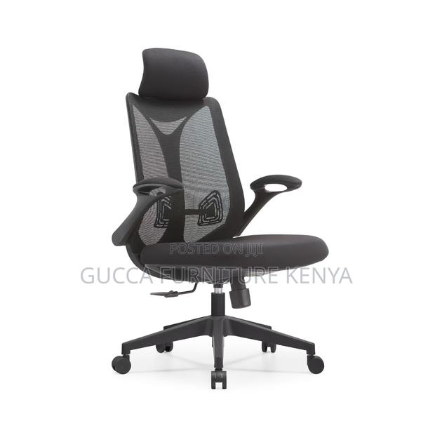 Comfortable Rotating Ergonomic Mesh Study Chair - thumbnail 7
