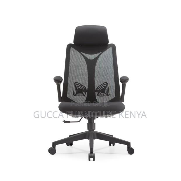 Comfortable Rotating Ergonomic Mesh Study Chair - thumbnail 8