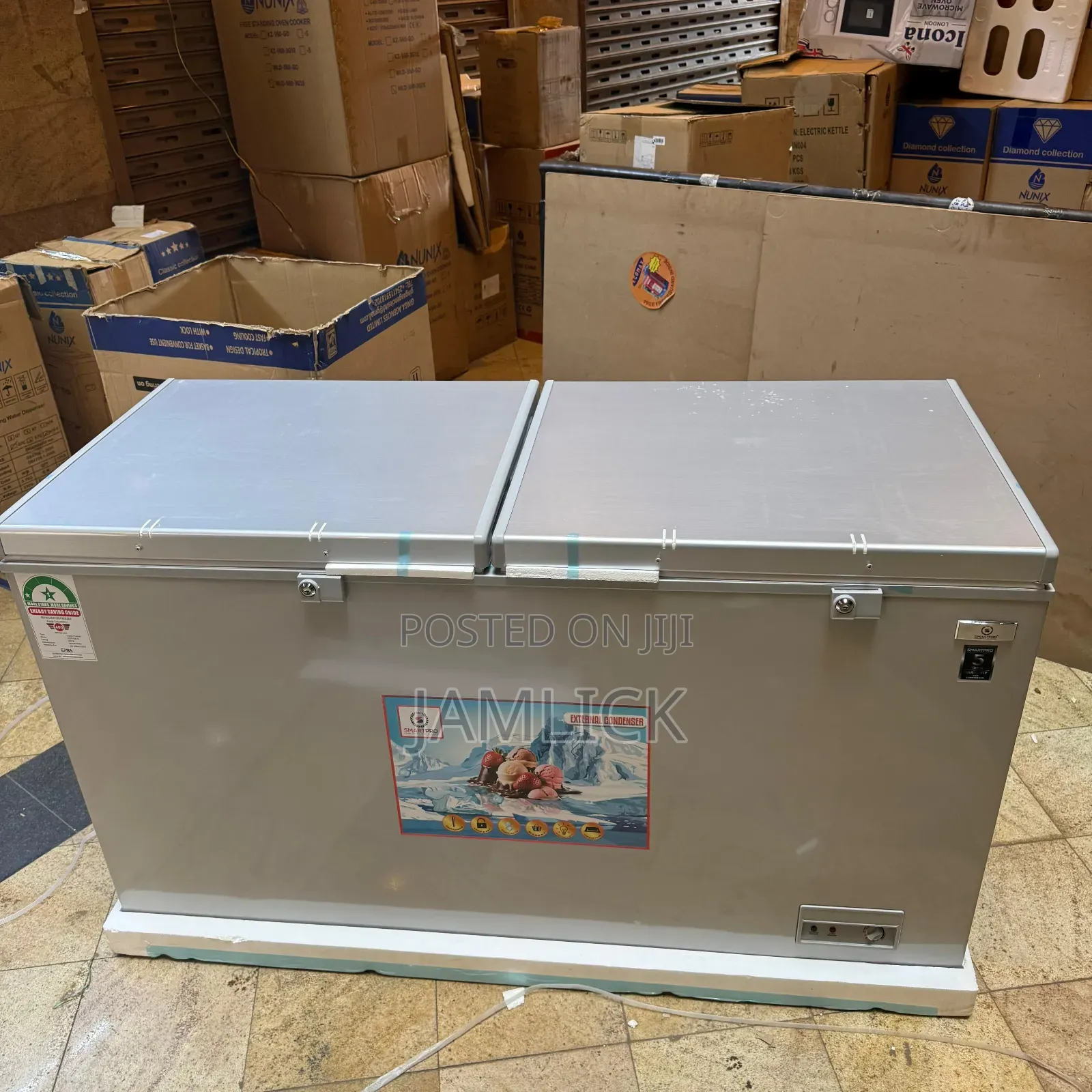 450l Double Door Chest Freezer - Ab