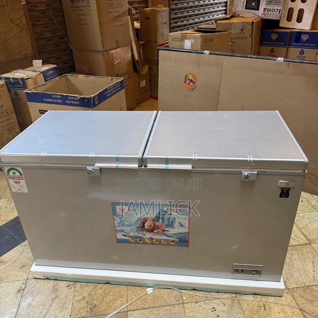 450l Double Door Chest Freezer - Ab