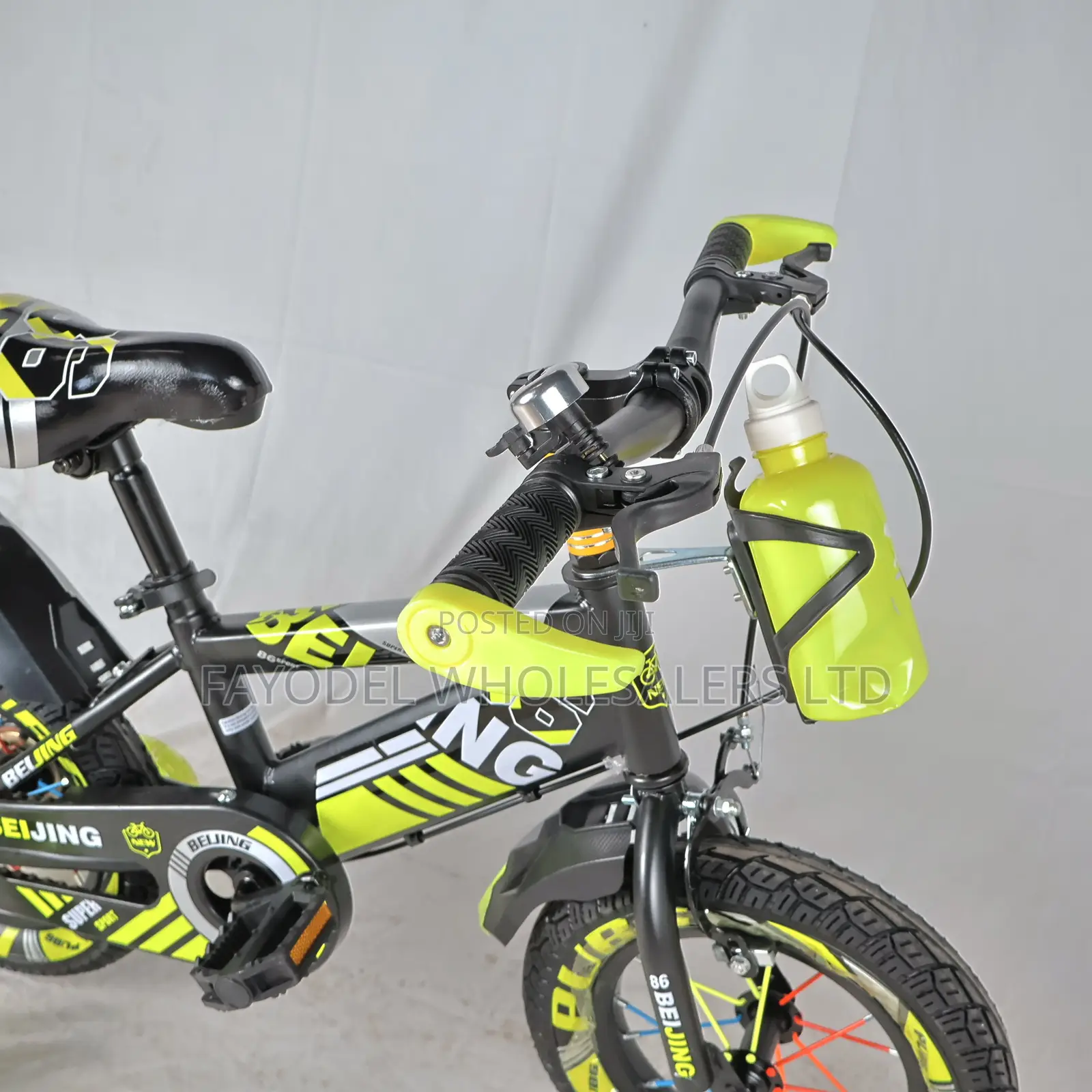 Size 12 Beijing Normal Bicycle – Black Luminous