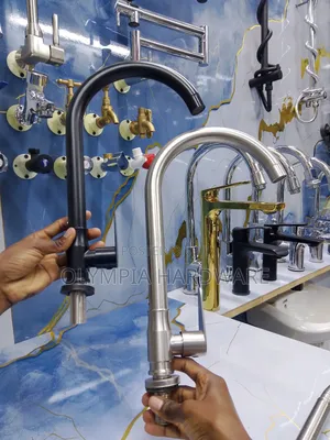 Kitchen Tap (Black and Antique
