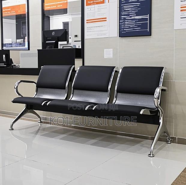 Office Bench; Comfortable Three Seaters Office Reception Stable Bench