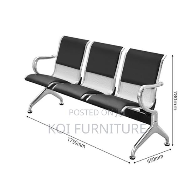 Office Bench; Comfortable Three Seaters Office Reception Stable Bench - thumbnail 4