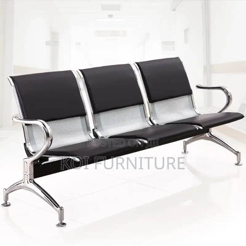Office Bench; Comfortable Three Seaters Office Reception Stable Bench