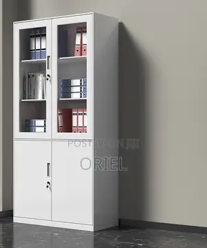 Office 2-Door Cabinet : Lockable Steel Office Cabinet