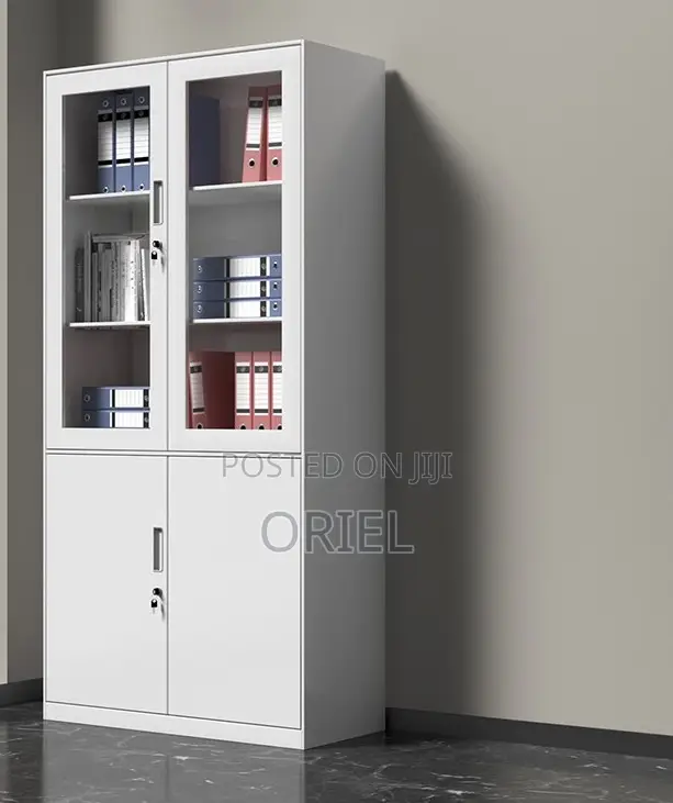 Office 2-Door Cabinet : Lockable Steel Office Cabinet
