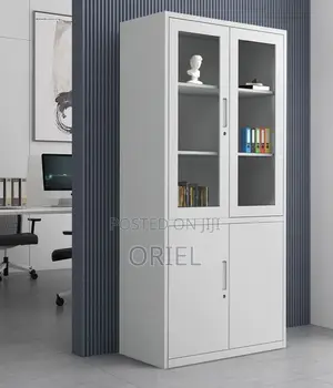 Office 2-Door Cabinet : Lockable Steel Office Cabinet