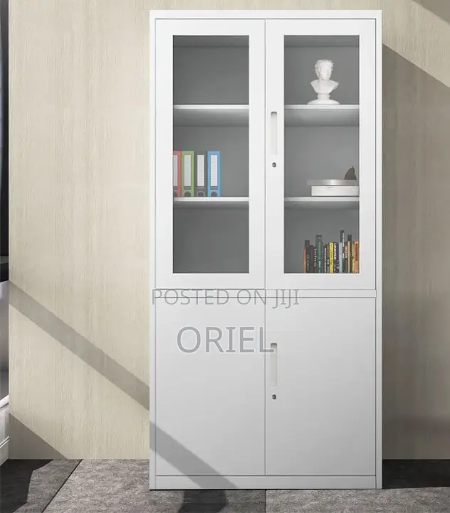 Office 2-Door Cabinet : Lockable Steel Office Cabinet