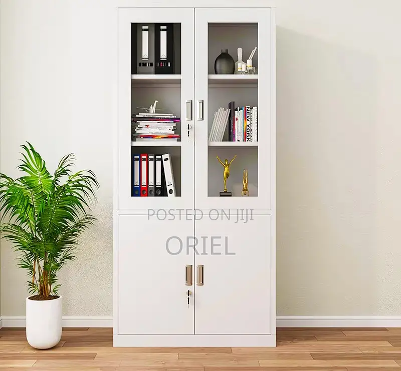 Office 2-Door Cabinet : Lockable Steel Office Cabinet