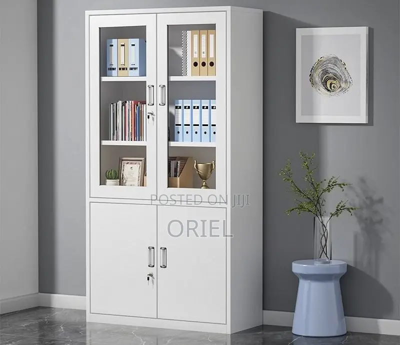 Office 2-Door Cabinet : Lockable Steel Office Cabinet