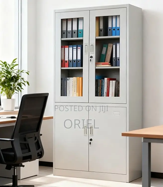 Office 2-Door Cabinet : Lockable Steel Office Cabinet