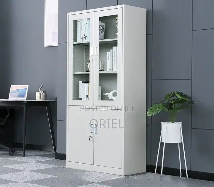 Office 2-Door Cabinet : Lockable Steel Office Cabinet
