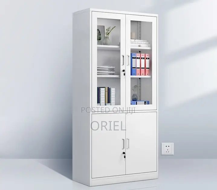 Office 2-Door Cabinet : Lockable Steel Office Cabinet