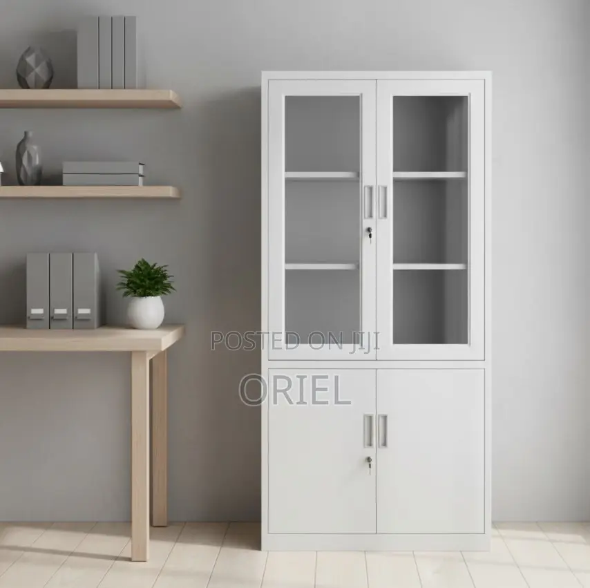 Office 2-Door Cabinet : Lockable Steel Office Cabinet