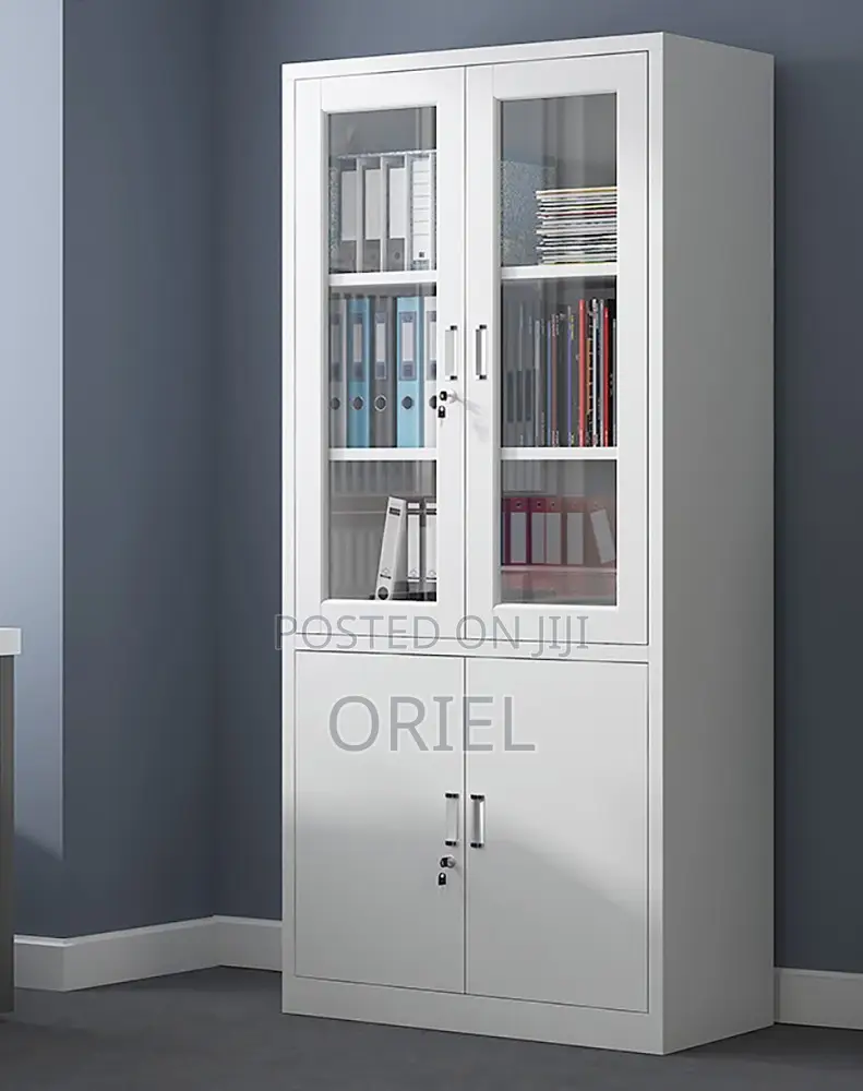 Office 2-Door Cabinet : Lockable Steel Office Cabinet