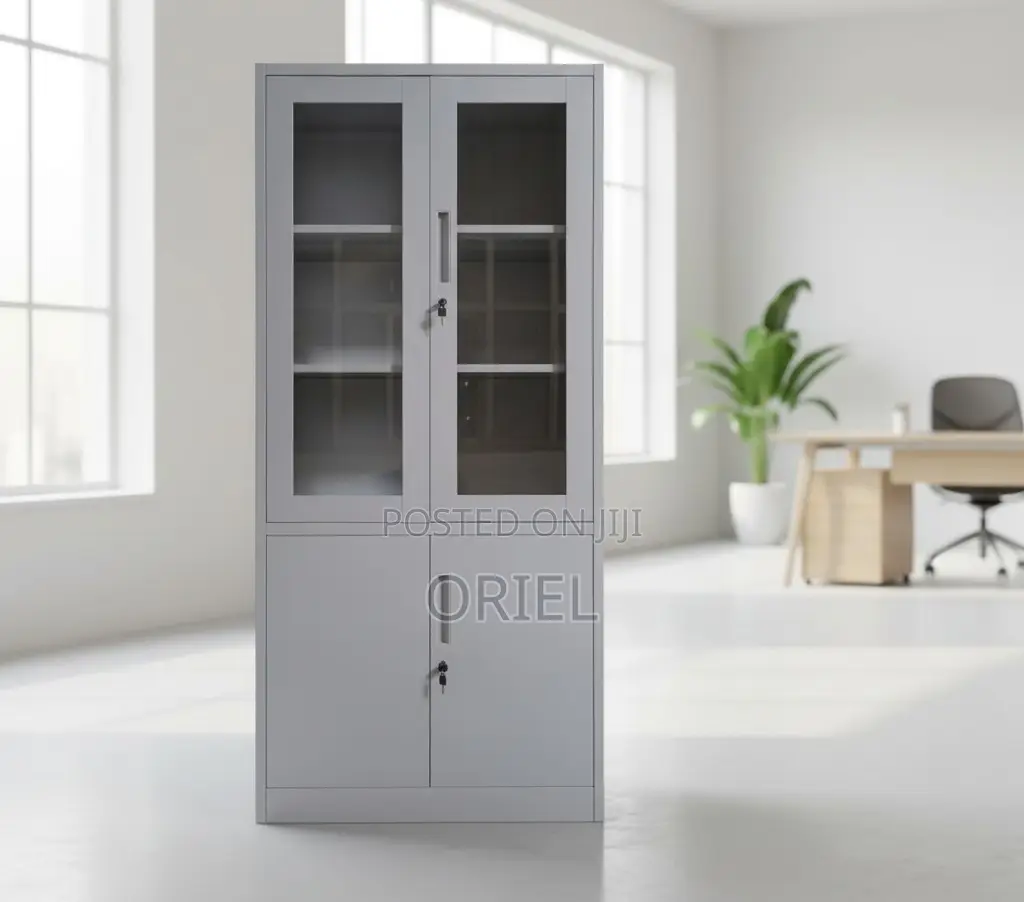 Office 2-Door Cabinet : Lockable Steel Office Cabinet