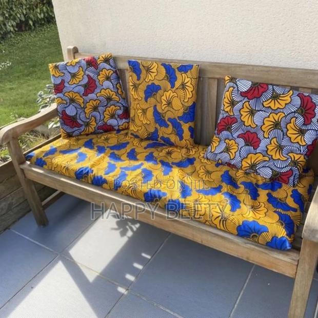 Customizable African Print Couch/Pallet Cushions - thumbnail 2