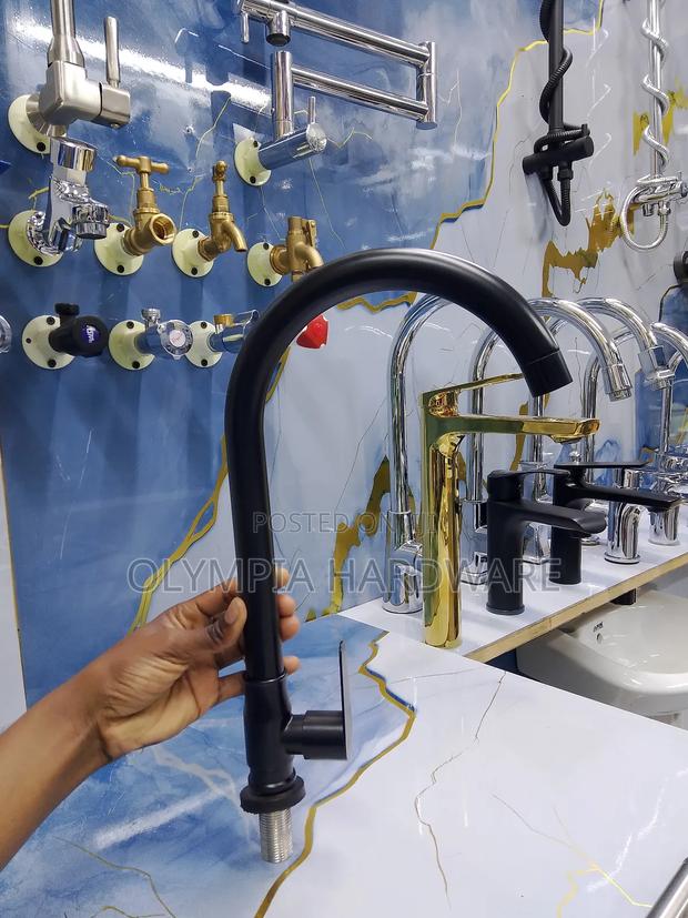 Flamingo Kitchen Tap (Black - thumbnail 2