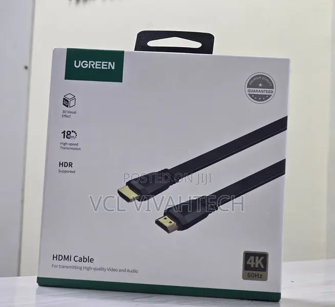 Ugreen Hdmi Flat Cable Male to Male 3meters