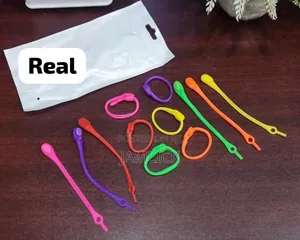 12pc Set of Multicolour Silicone Shoe Laces –Pm