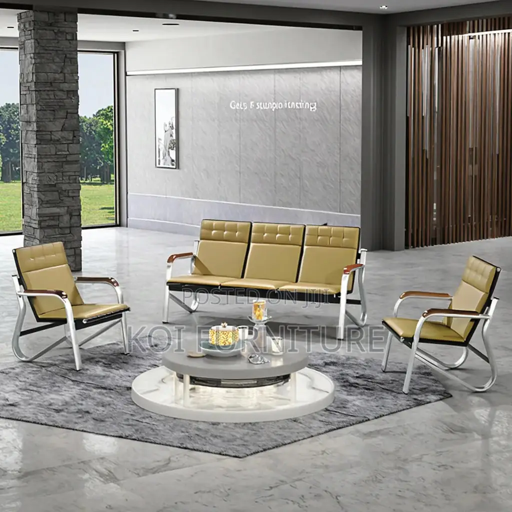 Office Sofa; Executive Five Seaters Elevating Impressive Sofa Set