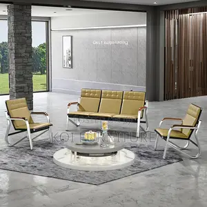 Office Sofa; Executive Five Seaters Elevating Impressive Sofa Set