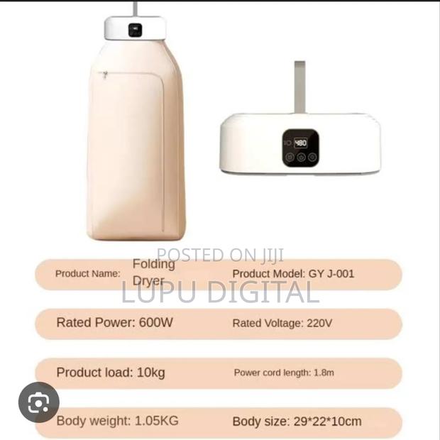 10kg 600w Clothes Drying Heater - thumbnail 2