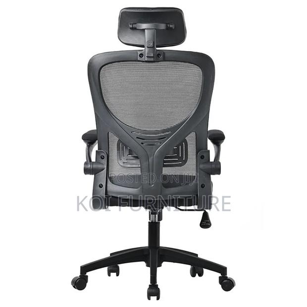 Office Chairs; Ergonomic High Bacrest Executive Modern Seivel Seat - thumbnail 5
