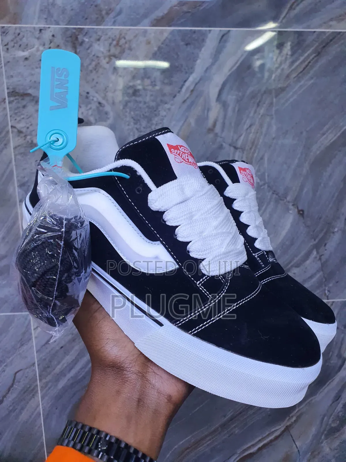 Old Skool Vans With Chunk Races and Double Sole