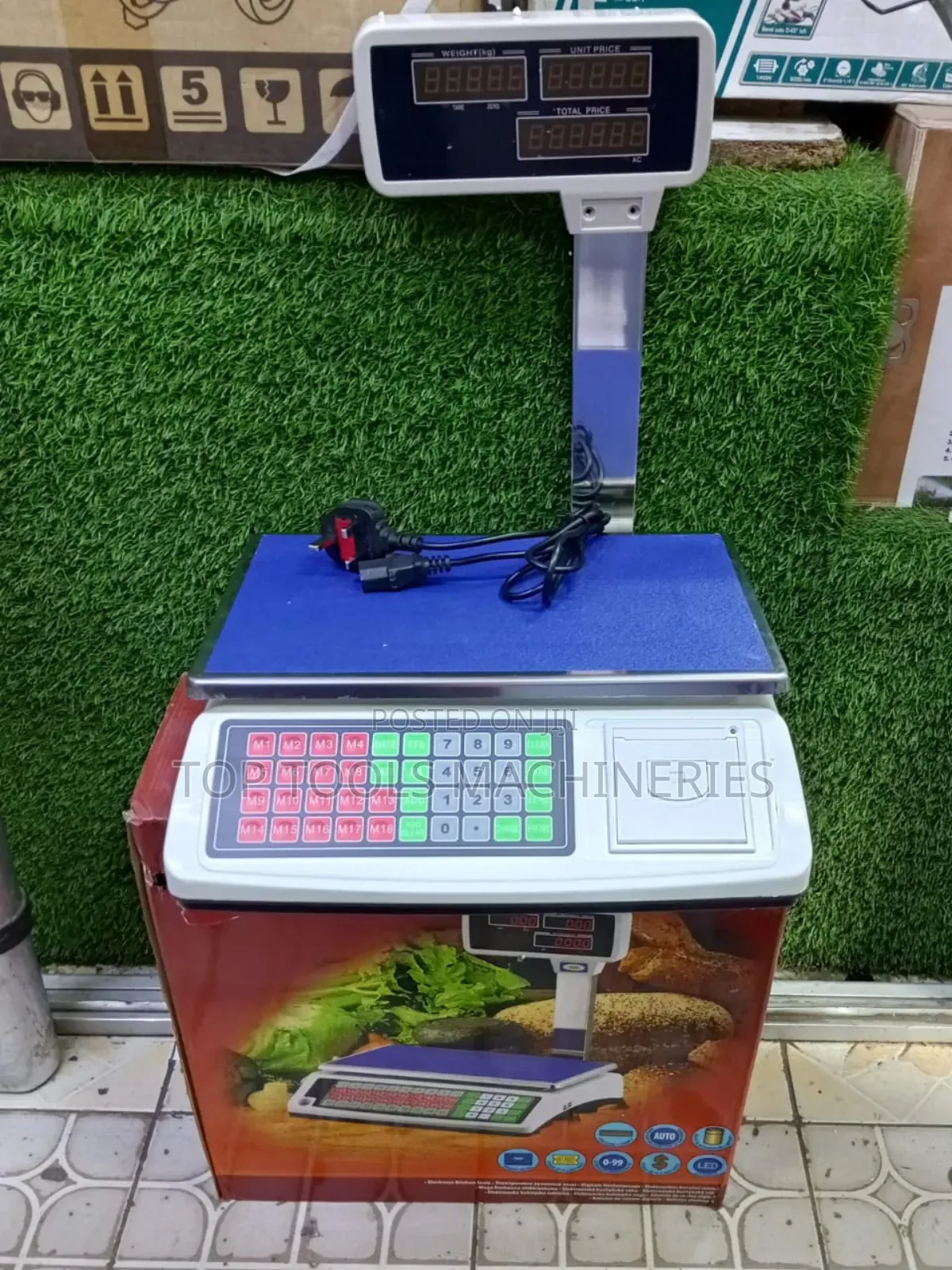 Digital Weighing Scale 50kg Produces Receipt