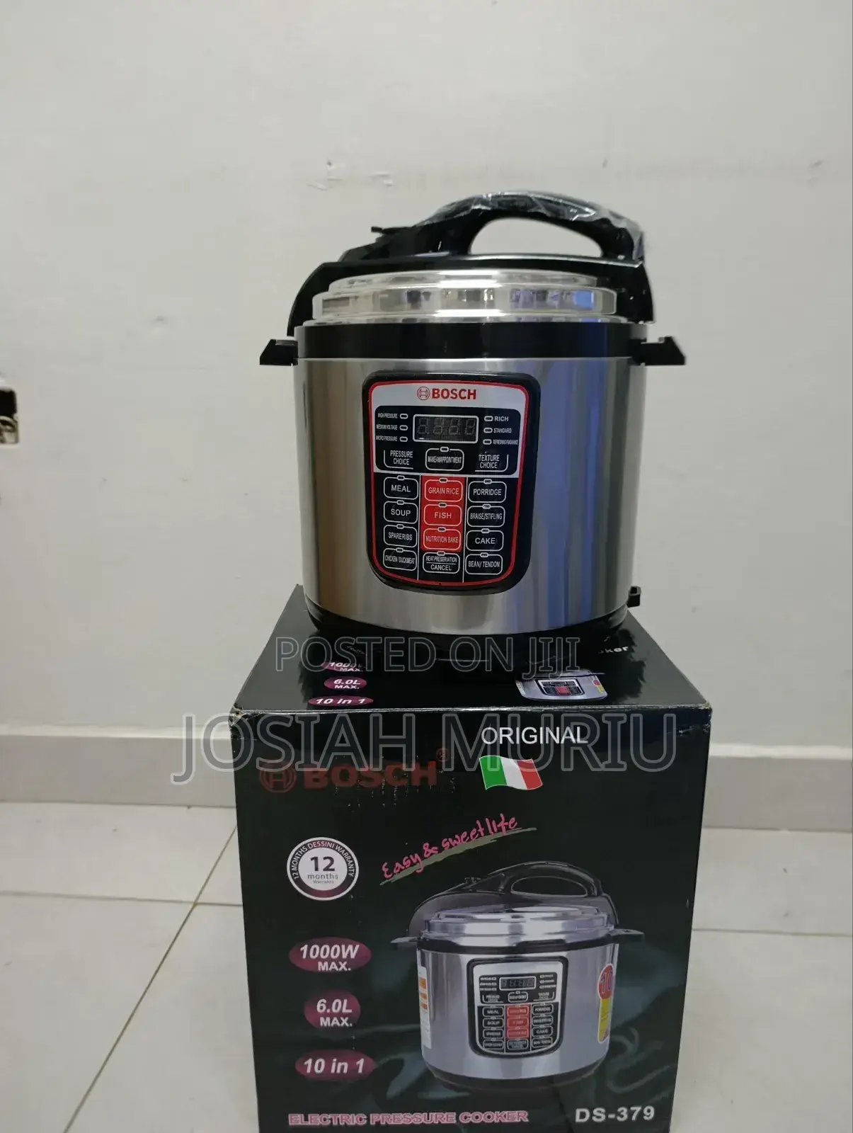 6 Litre Bosch Electric Pressure Cooker