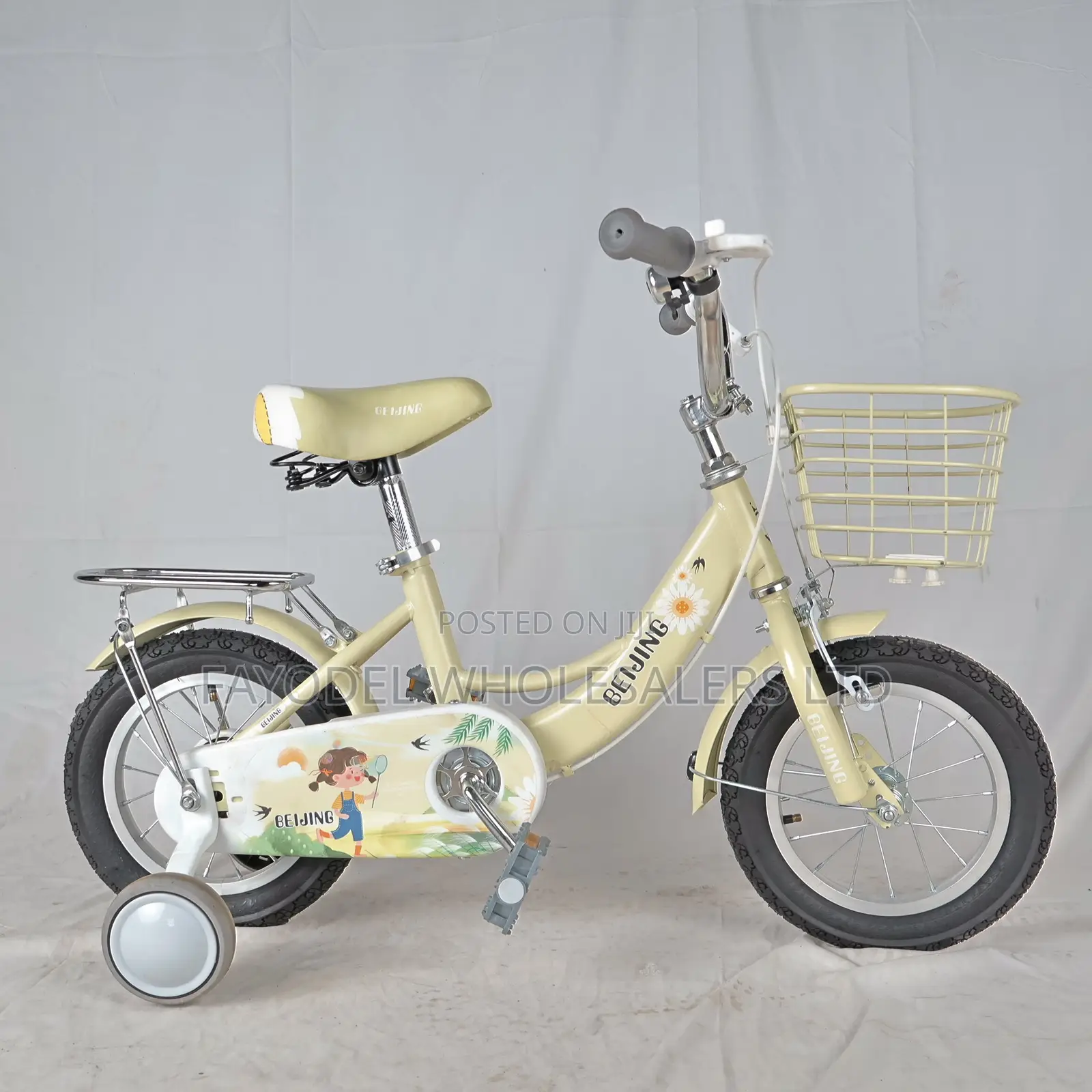 Size 12 Beijing Vintage Girls Bike – Cream